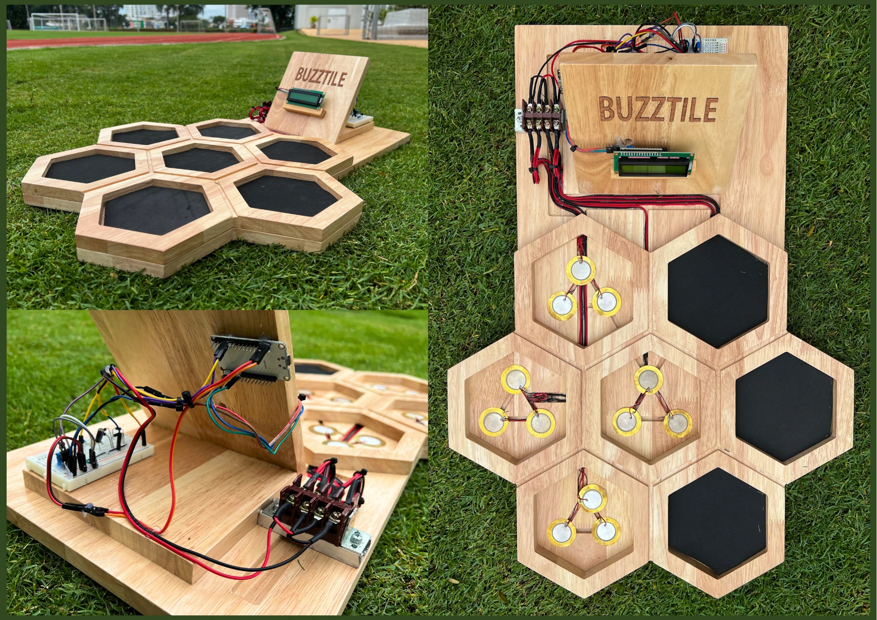 BuzzTile final product and circuit integration